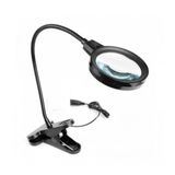 Nikula-12 LED Clipslı Işıklı Büyüteç,ışıklı Masa Lambası