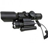 Nikula 3-10x42 M9 Tüfek Lazeri Zenon Fenerli Zoomlu Av Tüfeği Dürbünü