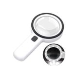 Nikula 30X 95 Mm Çift Hd Optik Cam Lens El Büyüteç 1 Uv 12 Led Işıklı