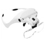 Nikula-5 Lens 1.0x-3.5x, 2 Led Işıklı Ile Ayarlanabilir Gözlük Büyüteç