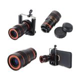 Nikula 8x Zoom Telefon Kamera Lensi - Mini El Dürbünü - Geniş Açı