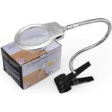 Nikula 90 mm Büyüteç Mandallı Metal Hortumlu 5X24 mm Renkli 3 Adet Pil İle Çalışan Kullanışlı Araç