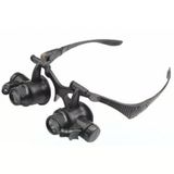 Nikula-gözlük Modeli 10x 15x 20x 25x Lens,2led Işıklı,büyüteç (Lisinya)