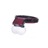 Nikula Mg81001-B Çift Lens Takmalı 4 Lensli Led Işıklı Şapka Tip Büyüteç