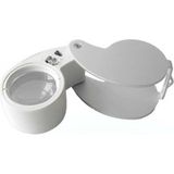 Nikula Nikula-Mini 40X25MM Takı Büyüteç Cep Büyüteç Teftiş Elmas Pullar Madeni Kontrol Lup MG21011 - Renkli