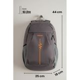 Nil-09 Outdoor (44CMX25CMX18CM) Unisex Günlük Sırt Çantası Spor Çantası Çok Amaçlı Çanta - Gri