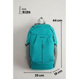 Nil-09 Outdoor (44CMX25CMX18CM) Unisex Günlük Sırt Çantası Spor Çantası Çok Amaçlı Çanta - Turkuaz