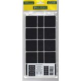 Nil Avm Pacific 6040 Bl Yapışkanlı Keçe 40 mm x 40 mm Siyah