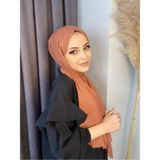 Nil Butik Bambu Kraş Şal - Bronz
