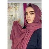 Nil Butik Bambu Kraş Şal - Gül Kurusu