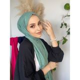Nil Butik Bambu Kraş Şal - Mint