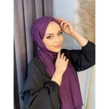Nil Butik Bambu Kraş Şal - Mor
