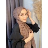 Nil Butik Bambu Kraş Şal - Vizon