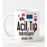 Nil Hediye Acil Tıp Teknisyeni Temalı Kupa