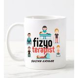 Nil Hediye Fizyoterapist Temalı Beyaz Kupa