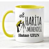 Nil Hediye Harita Mühendisi Temalı Kupa