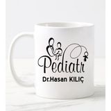 Nil Hediye Pediatri Temalı Beyaz Kupa