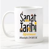 Nil Hediye Sanat Tarihi Öğretmeni Temalı Kupa