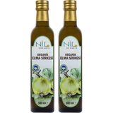 Nil Organik Nil Baharat 2 Adet Organik Elma Sirkesi 500 Ml. (Körpe Elma Sirkesi) - 1 lt