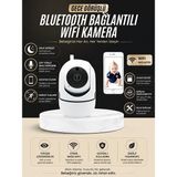 Nilavia Bebek Takip Kamerası Gece Görüşlü Wifi Güvenlik Kamerası - AL002A-62W8K1