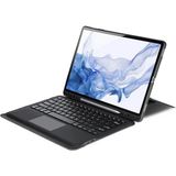 Nilavia Dux Ducıs Galaxy Tab S8+ / S7+ / S7 Fe Için Ayrılabilir Bluetooth Klavye Touchpad - AL002A-61C1B - Siyah
