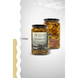 Nilbağ Zeytinyağları Sofralık Zeytin Salatası Izgara Mix 850 cc Cam Kavanoz - 850 gr