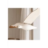 Nilberry Ahşap Sallanan Martı Dekoru – Kanat Çırpan, Tavana Asılan Hareketli Kuş Süsü – İskandinav / Minimalist / Doğal Dekoratif Ahşap Bebek Odası, Çocuk Odası ve Balkon Dekoru