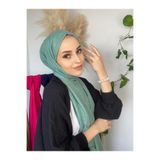 Nilbutik Bambu Kraş Şal, Mint Yeşili