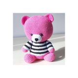 nildamigurumi Amigurumi Örgü Oyuncak Ayı Pembe 1350024