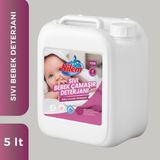 Nilem 5 L Sıvı Bebek Çamaşır Deterjanı Hipoalerjenik ve Hassas Ciltlere Uygun Formül
