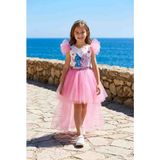 Niliya Çocuk Giyim Pembe Kuyruklu Sititch Tütü Elbise - 00406 Pembe - 5 - 6 Yaş
