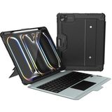 Nilkin NLK-0329 Bumper Rgb Işıklı Klavyeli Kılıf Ipad Air 10.9 2020/AIR - Siyah