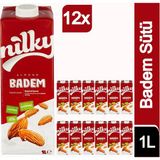 Nilky Badem Sütü Bitkisel Bazlı Laktosuz Vegan 12X1 Lt