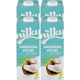 Nilky Hindistan Cevizi Sütü Glütensiz Bitkisel Bazlı Laktosuz Vegan 4x 1LT