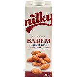 Nilky Şekersiz Badem Sütü 1 lt Glütensiz Vegan ve Bitkisel Bazlı Sağlıklı Alternatif