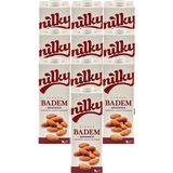 Nilky Şekersiz Badem Sütü 10x1 lt Glütensiz Vegan Laktosuz Bitkisel Bazlı Türkiye Menşeli