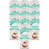 Nilky şekersiz Hindistan Cevizi Sütü Glütensiz Bitkisel Bazlı Laktosuz VEGAN10X1 Lt