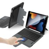 Nillkin iPad 9. Nesil Klavye Kılıfı 10,2 inç (10,2 inç) Ped ile, Çıkarılabilir Destek Standı, Kalem Tutucu, Sürgülü Kamera Kapağı iPad 7./8./9. Nesil ile Uyumlu Klavye (Siyah)