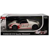 Nilly Toys 70710 1:14 Uzaktan Kumandalı Porsche 918 Spyder Weissach Işıklı Araba 32 cm - Renkli