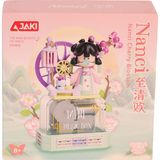 Nilly Toys HK114 Jaki Kiraz Çiçeği Müzik Kutusu 127 Parça Block Oyuncak - Renkli