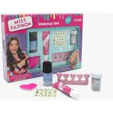 Nilly Toys Miss Fashion Makeup Makyaj Güzellik Seti Suyla Kolay Temizlenen Tırnak Bakım Seti - Renkli