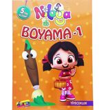 Niloya İle Boyama 1 Yiyecekler Boyama Kitabı-Keskin Color