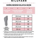 Nilufarr Lou Acı Kahve Hakiki Süet Kadın Casual Ayakkabı
