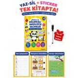Nimbookid Nimboo Eğlenceli İngilizce Kelimeler Yaz-Sil ve Etkinlik Kitabı (+5 Yaş, 300+ Kelime) Çocuklar İçin