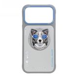 NIMMY Friends iPhone 17 Pro İle Uyumlu, Manyetik Şarj Destekli, Zincir Köpek Detaylı Cool Cute 2.0 Kılıf