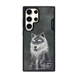 Nimmy Samsung S24 Ultra Uyumlu 3D Kıyafet Kurt Detaylı Nakış İşlemeli Kabartmalı Fashion Pet Kılıf