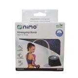 Nimo Kinesiyoloji Bandı (Ağrı Bandı) 5Cm*5M Siyah