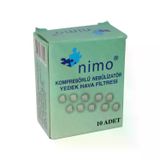 Nimo Nebulizatör Yedek Filtre 10 Adet
