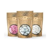 Nin Chocolate 450 gr Karışık Badem Draje Pembe Sedef Gümüş