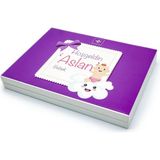 Nin Chocolate Erkek Bebek Çikolatası 94 Adet Madlen Çikolata Mor - 1 Adet